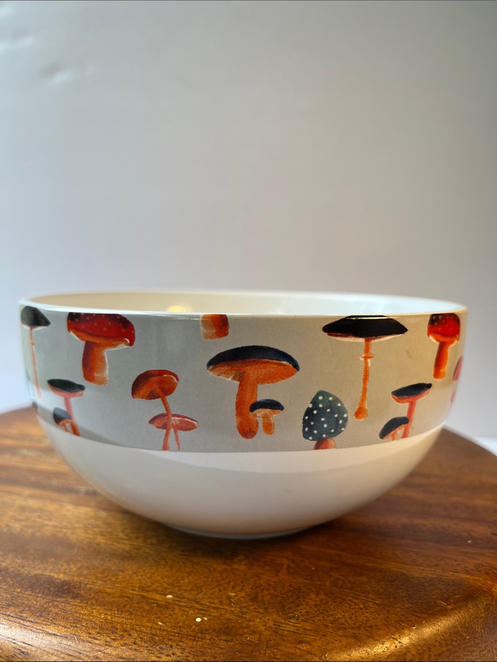 Anthropologie Style Ceramic Mushroom Toadstool Bowl  Cottagecore Boho
( Ciroa )